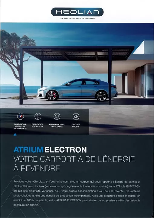 Carport en panneaux photovoltaïques à Haguenau, Haguenau, Technic’Jardins